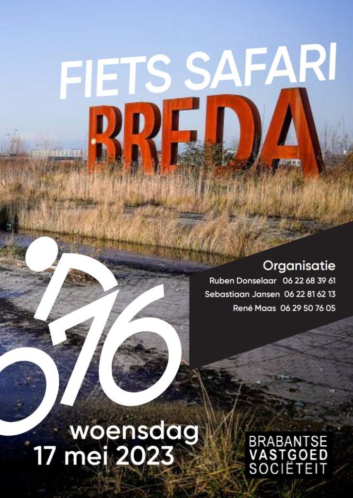 Programma Fietssafari Breda 17 mei 2023. KOW