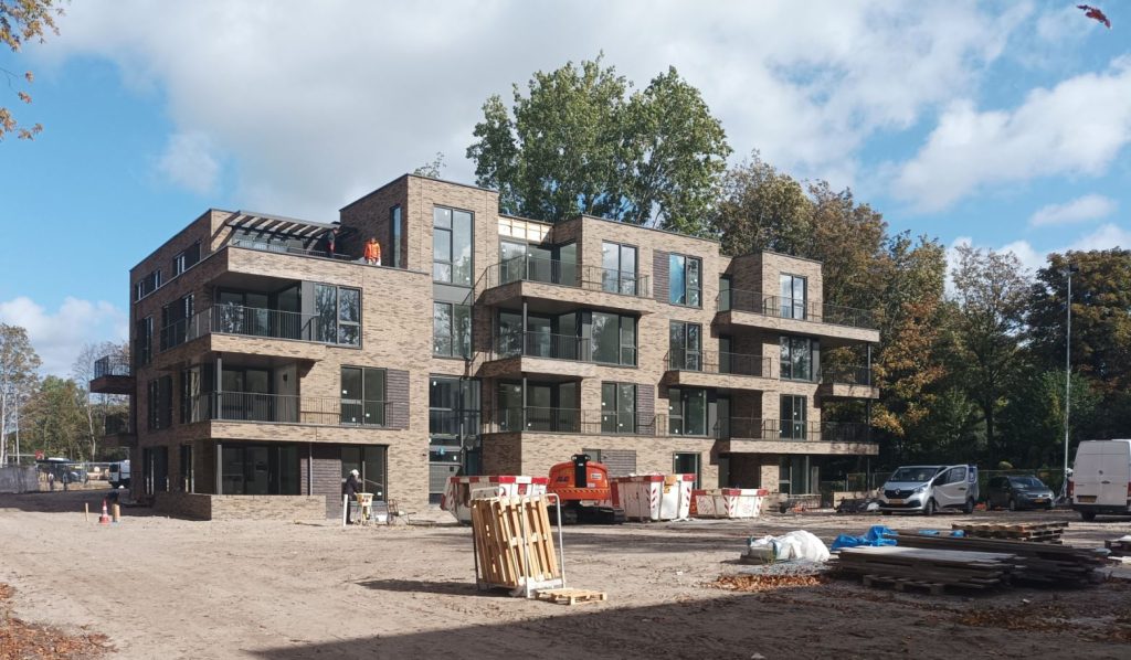Appartementencomplex Langehorst blok B1 in uitvoering KOW
